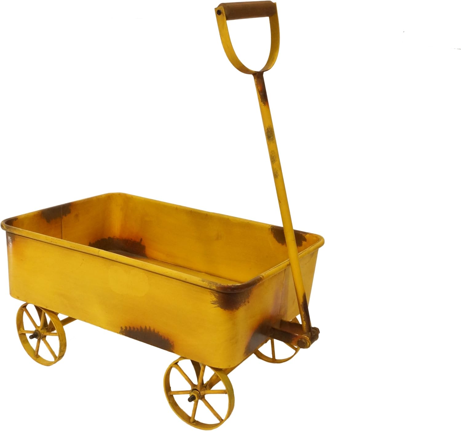 Decorative Metal Garden Wagon, Small Wall Sculptures