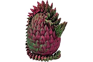Surprise Dragon Egg - 3D Printed: Articulating Gemstone Dragon