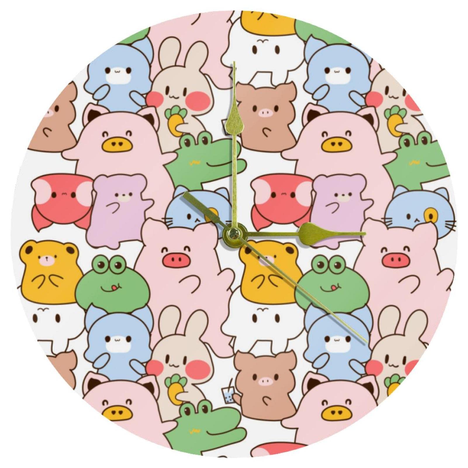 Horloge murale ronde 24 cm pour stopper les distractions sonores à l'école