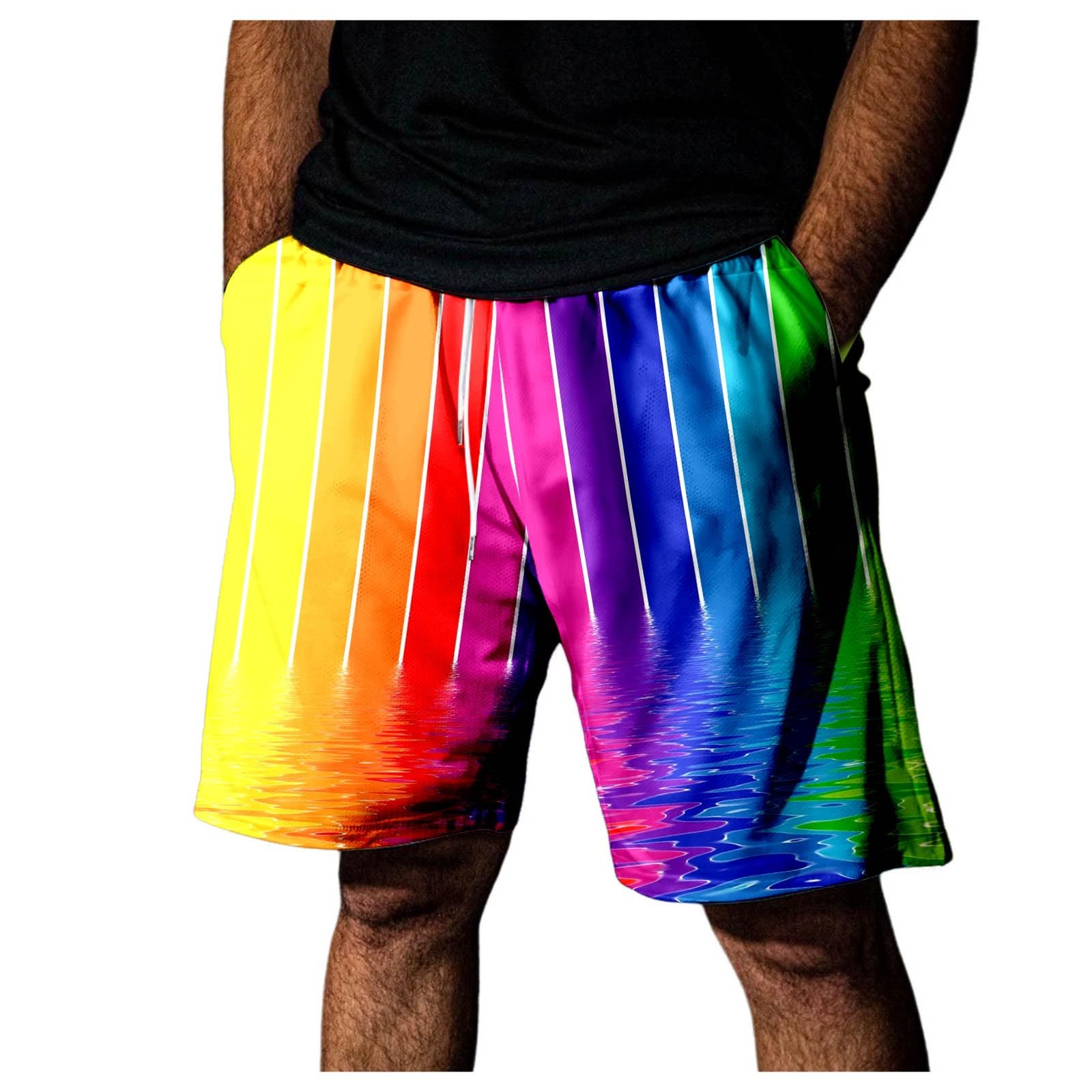 RUMAOZIA Badehose Herren – Totenkopf-Druck, Schnelltrocknend – Für Schwimmen, Surfen & Sport