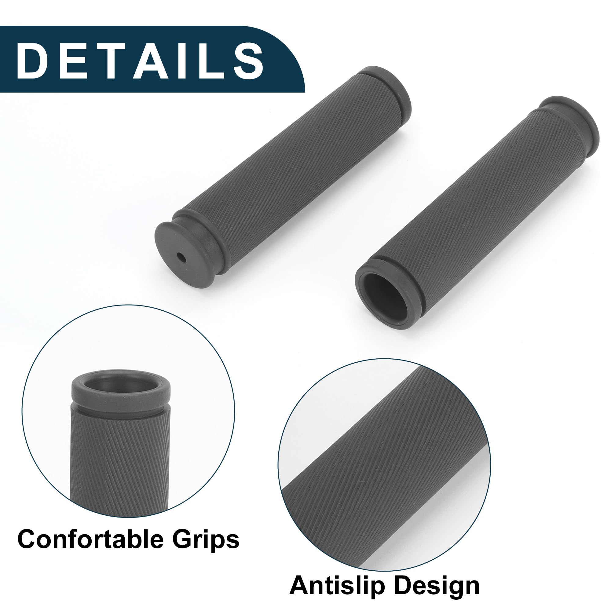 TUCKBOLD Bike Handlebar Grips Covers 125mm Long Lightweight - Image 4