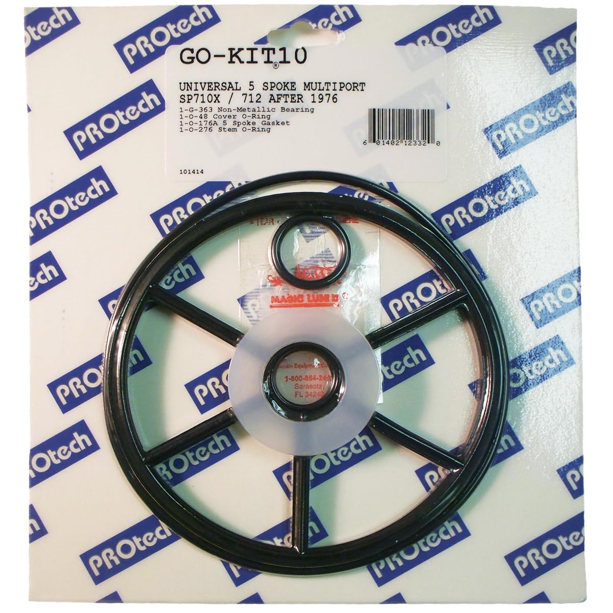 Universal 5 Spoke M/V Sp710X/712After75Gasket & O-Ring Kit Go-Kit 10 with Small Package of Magic Lube