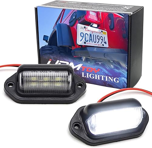 iJDMTOY Lámparas LED adicionales de 12 V compatibles con camión, SUV, remolque, furgoneta, como luces de matrícula, luces de cortesía, luces de