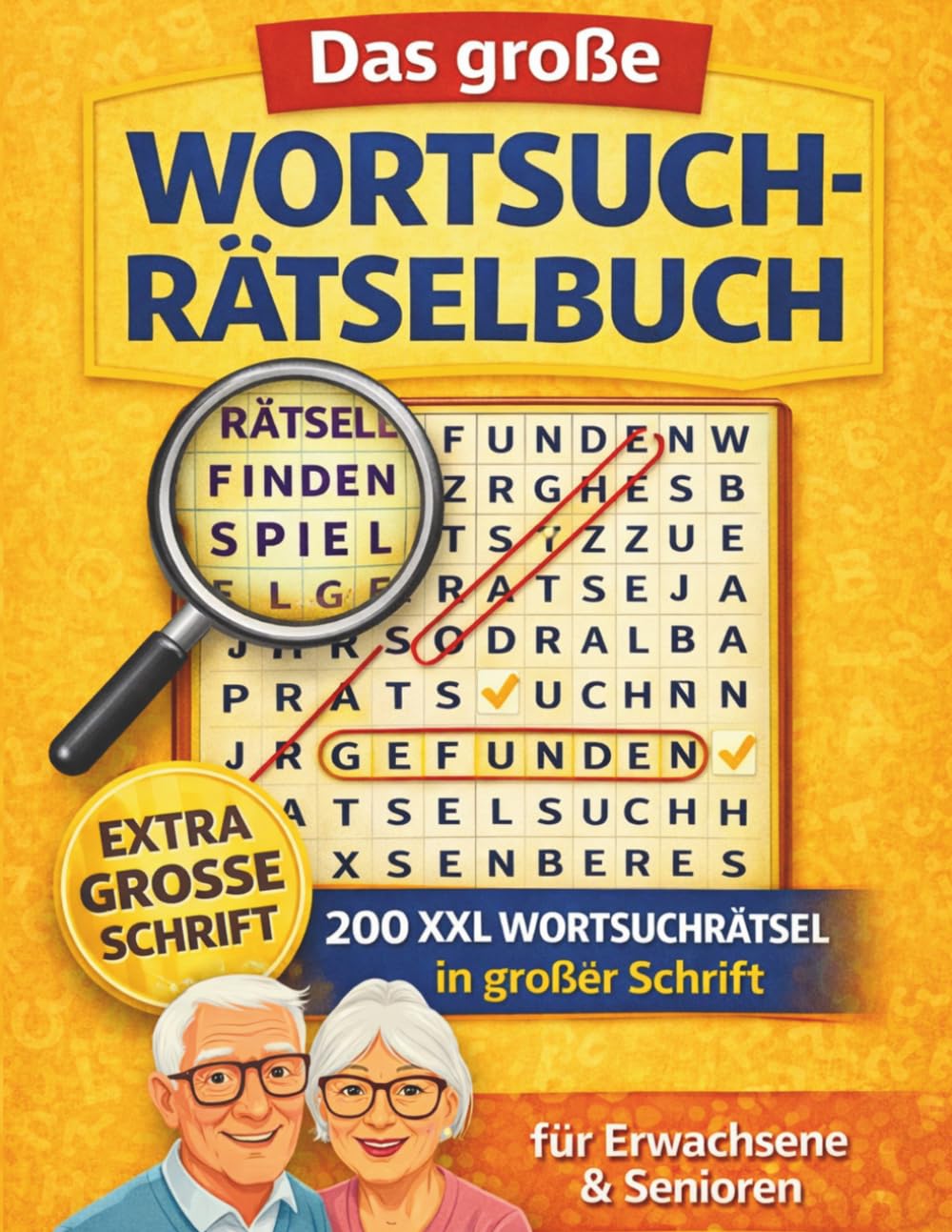Das große Wortsuch-Rätselbuch – 200 XXL Wortsuchrätsel in großer Schrift für Erwachsene & Senioren: Rätselspaß, Gedächtnistraining & Entspannung mit ... für Senioren, Erwachsene & alle Rätselfans