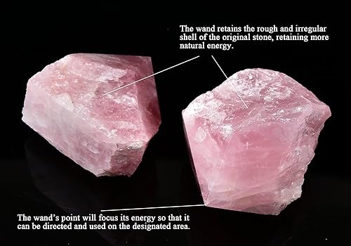 Miniatura 3 de Columna irregular natural del cuarzo de la varita cristalina del cuarzo de 1.5-2.2 libras