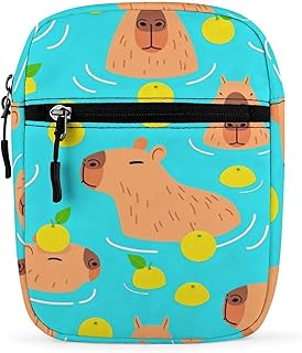 [FGVCDR] ショルダーバッグ かわいい カピバラ 肩掛けバッグ 斜めがけバッグ スマホバッグ 小物入れ ミニポーチ おしゃれ シンプル 小さめ 軽量