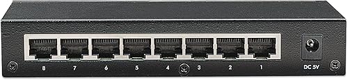 Miniatura 6 de Intellinet Switch de oficina Ethernet rápido de 8 puertos a 10/100 Mbps (metal) (523318)