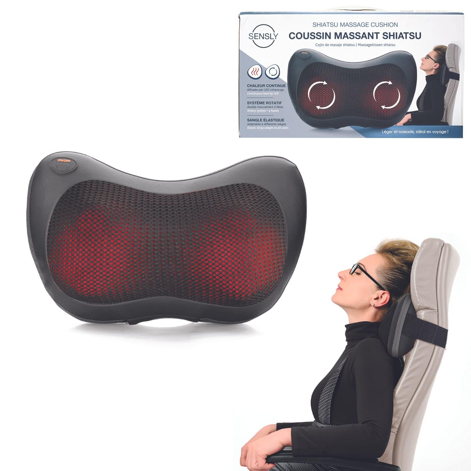 ALMOHADA MASAJE SHIATSU