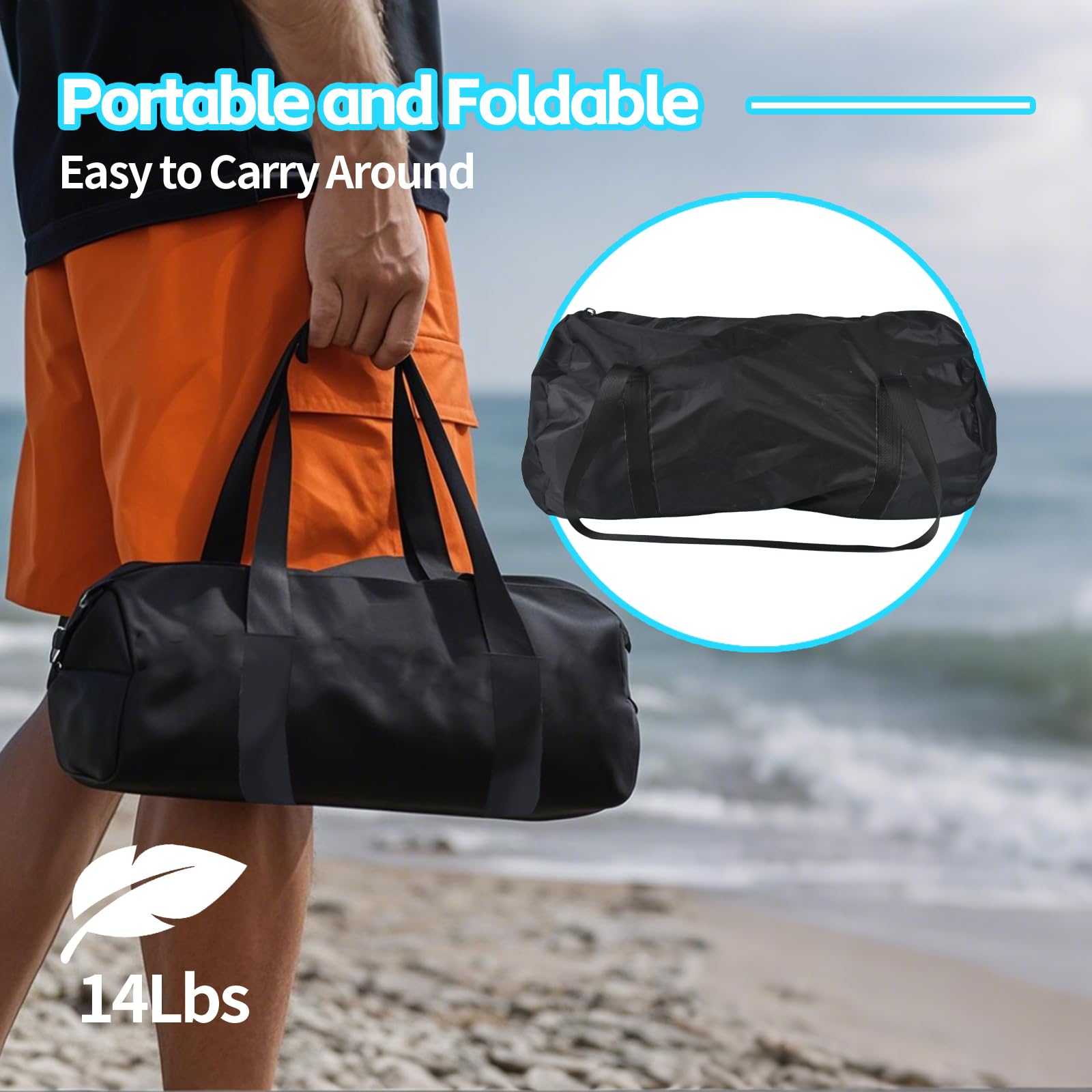Flotador inflable de piscina de 50 x 44 pulgadas para adultos con soporte para tazas, silla flotante de 4.17 pies, flotadores de lago para adultos con respaldo de reposabrazos para piscina