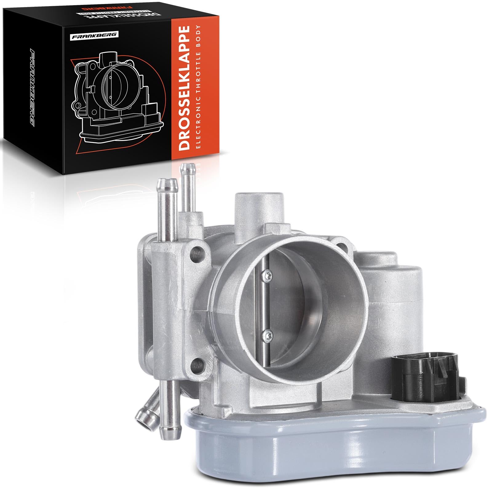 Frankberg Drosselklappe Kompatibel mit Astra G Cabriolet F67 1.6L 2001-2005 Corsa C X01 1.4L 2000-2009 Meriva 1.6L 2003-2010 Vectra C CC 1.6L 2005-2008 Replace# 9192122