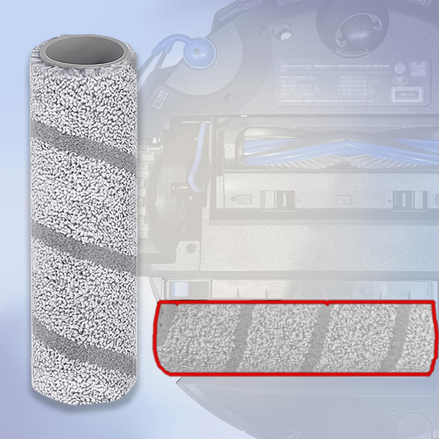 Zestaw akcesoriów zamiennych kompatybilny z Ecovacs Deebot X11 Pro Omni, X11 Pro, X11, akcesoria do odkurzacza robota, 2 szczotki główne + 8 szczotek bocznych + 8 filtrów HEPA + 6 rolek do mopa + 6
