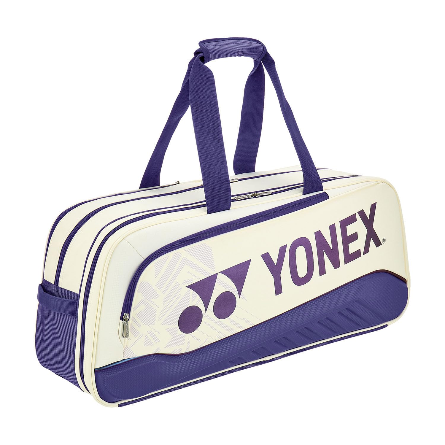 YONEX Expert Tournament Bag, Navy Blue, Polyester, 75 x 30 x 15 cm, 6 Racket Capacity, Thermal Guard Technology, Foldable Structure (White/Deep Blue) โ image 1