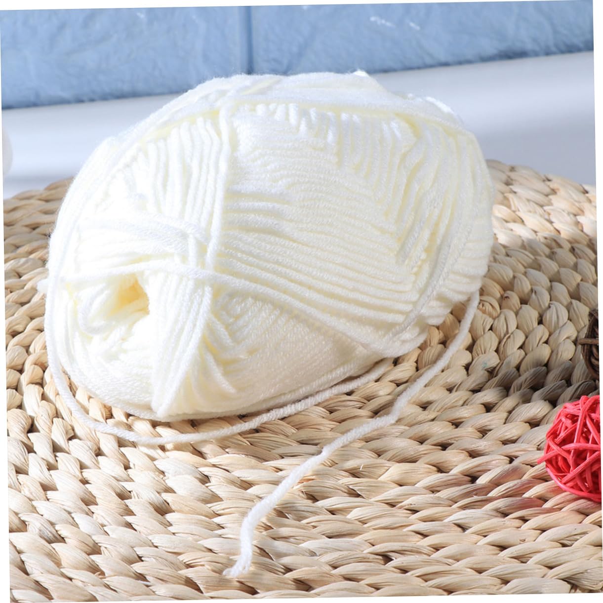 SEWACC 20 Rollen Milch Baumwollgarn Baumwollkordel Häkelset Strickwolle Anfänger Häkel Baumwollgarn Bulk Garn Für DIY Baumwollgarn Baumwolle Häkelgarn Für Anfänger Zum Häkeln