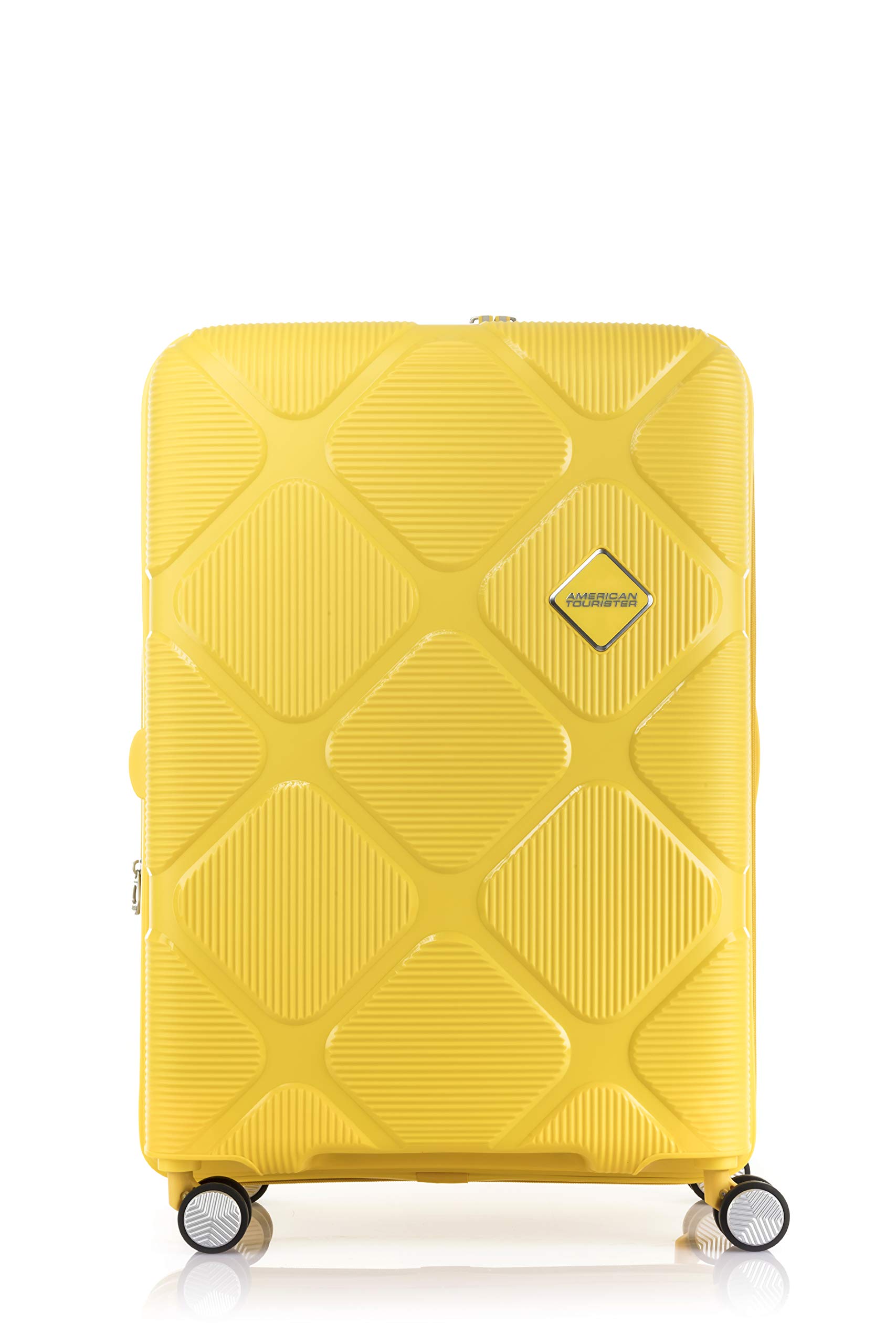 American TouristerInstagon 4Wheel Hard Trolley Spinner TSA 69 Cm Lemon Chrome