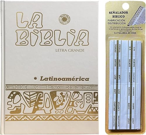 Miniatura 1 de Coladera La Biblia Catolica Latinoamericana Letra Grande Edicion Cartone en español con Señalador Biblico - La Biblia católica latinoamericana