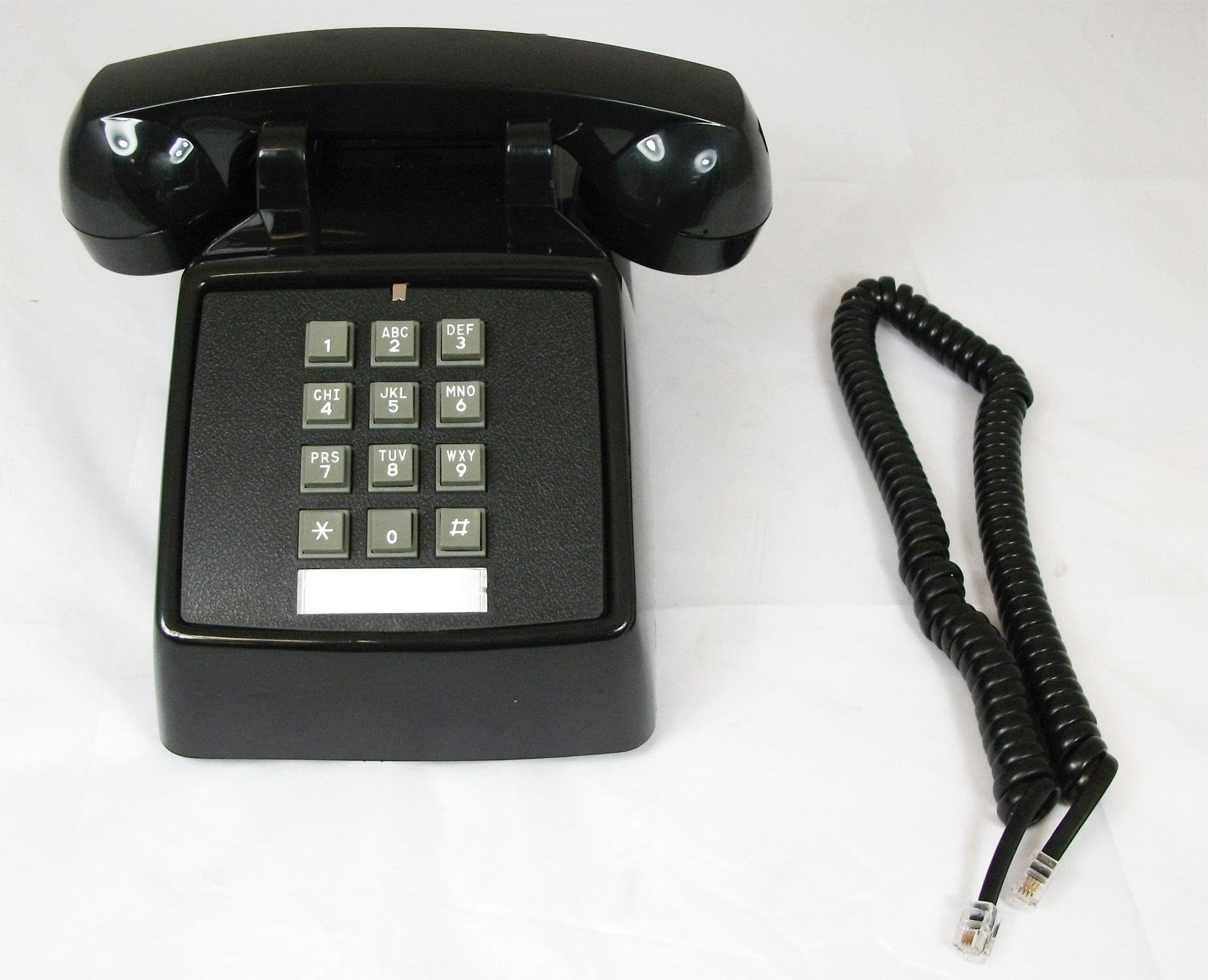 (ITT-2500-MD-BK) Single Line Desk Telephone