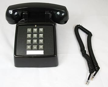 Cortelco ITT-2500-MD-BK Single Line Desk Telephone
