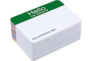 200pcs Hello My Pronouns Are Stickers Bulk