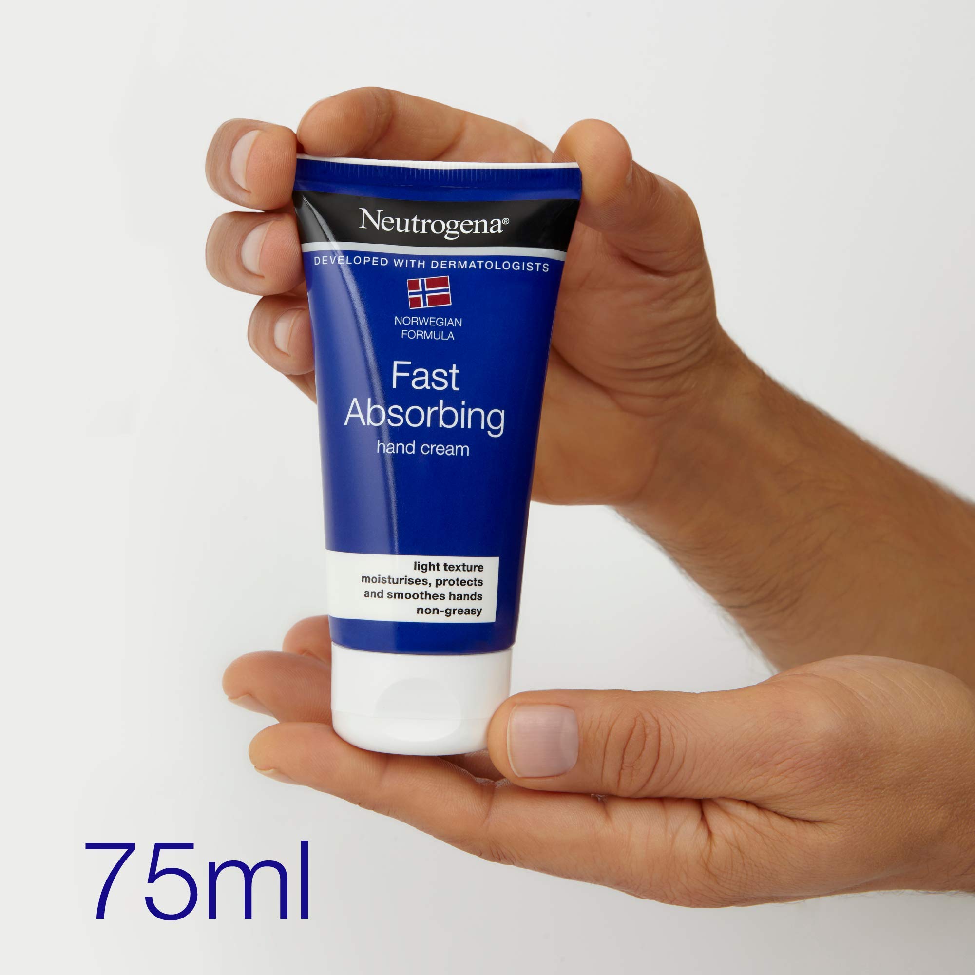 Neutrogena Norwegian Formula Fast-Absorbing Hand Cream (3x 75ml Bundle) - Image 2