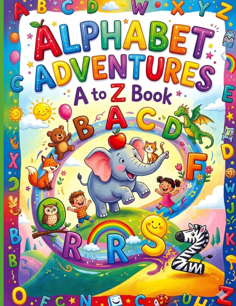 Alphabet Adventures: A to Z Coloring Book for Kids