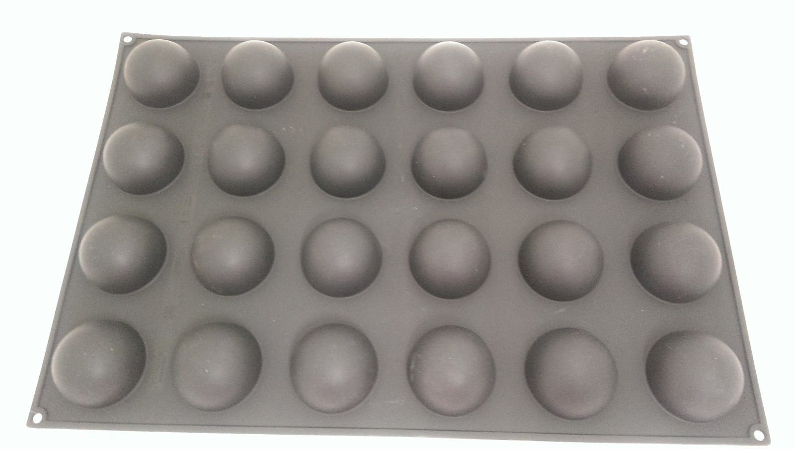 Molde de Silicona "Pavoflex" para 24 Semi Esferas.