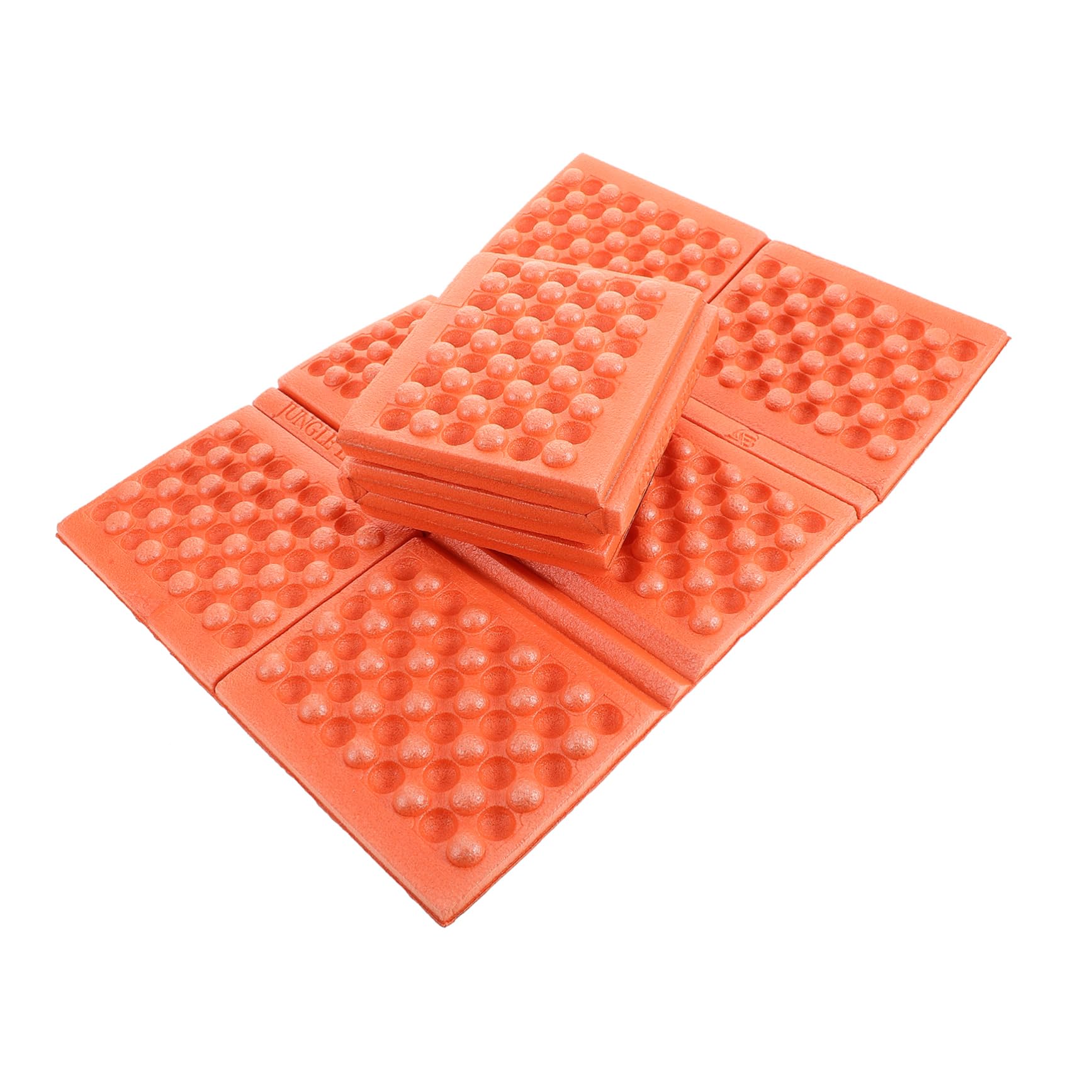 Garneck Outdoor Compact 6-Foldable Xpe Foam Sitting Pad 2pcs Water-Proof Hiking Camping Mat Mini Stain-Resistant Seat for Family