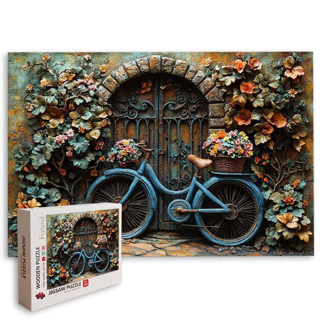 Puzzle 2000 Piezas, Puzzle Bicicleta, Rompecabezas Adultos, Regalos -8123