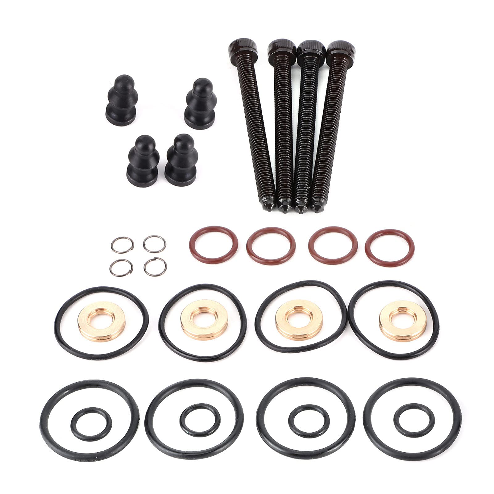 Kit De 4 Joints Toriques Pour Injecteur Carburant - Compatible Référence 06H998907A - Pour Volkswagen, Audi, Etc.