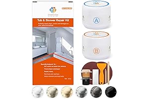 Tub and Tile Repair Kit: Porcelain, Fiberglass, and Acrylic