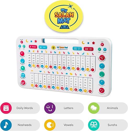 Miniatura 3 de My Salah Mat My Quran Pad  Almohadilla interactiva de aprendizaje árabe para niños