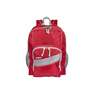 L.L.Bean Kids Kids Deluxe Backpack Backpack Bags Red, Nylon