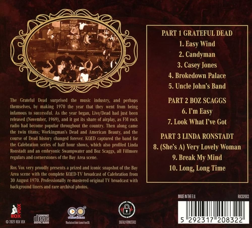 Live in San Francisco 1970: Amazon.ca: Music