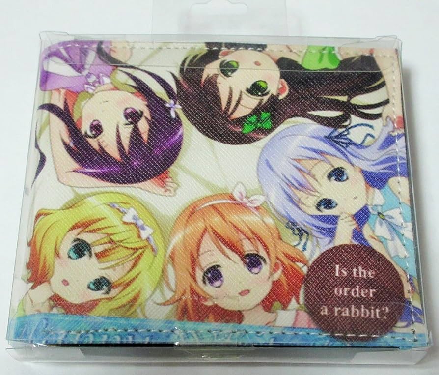 Amazon.co.jp: ご注文はうさぎですか？ 二つ折り財布 ウォレット【全員