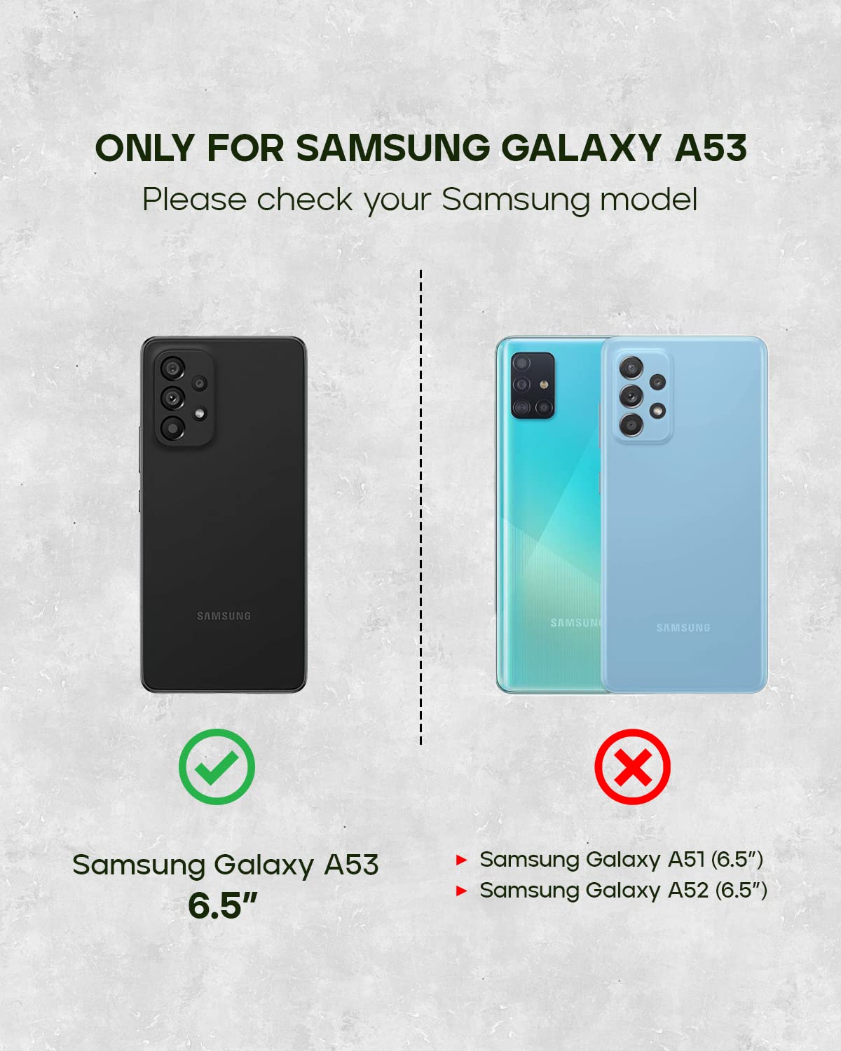 Porter Riley - Custodia in pelle per Samsung Galaxy A53. Premium Custodia in vera pelle basamento/portafoglio/copertura marrone chiaro