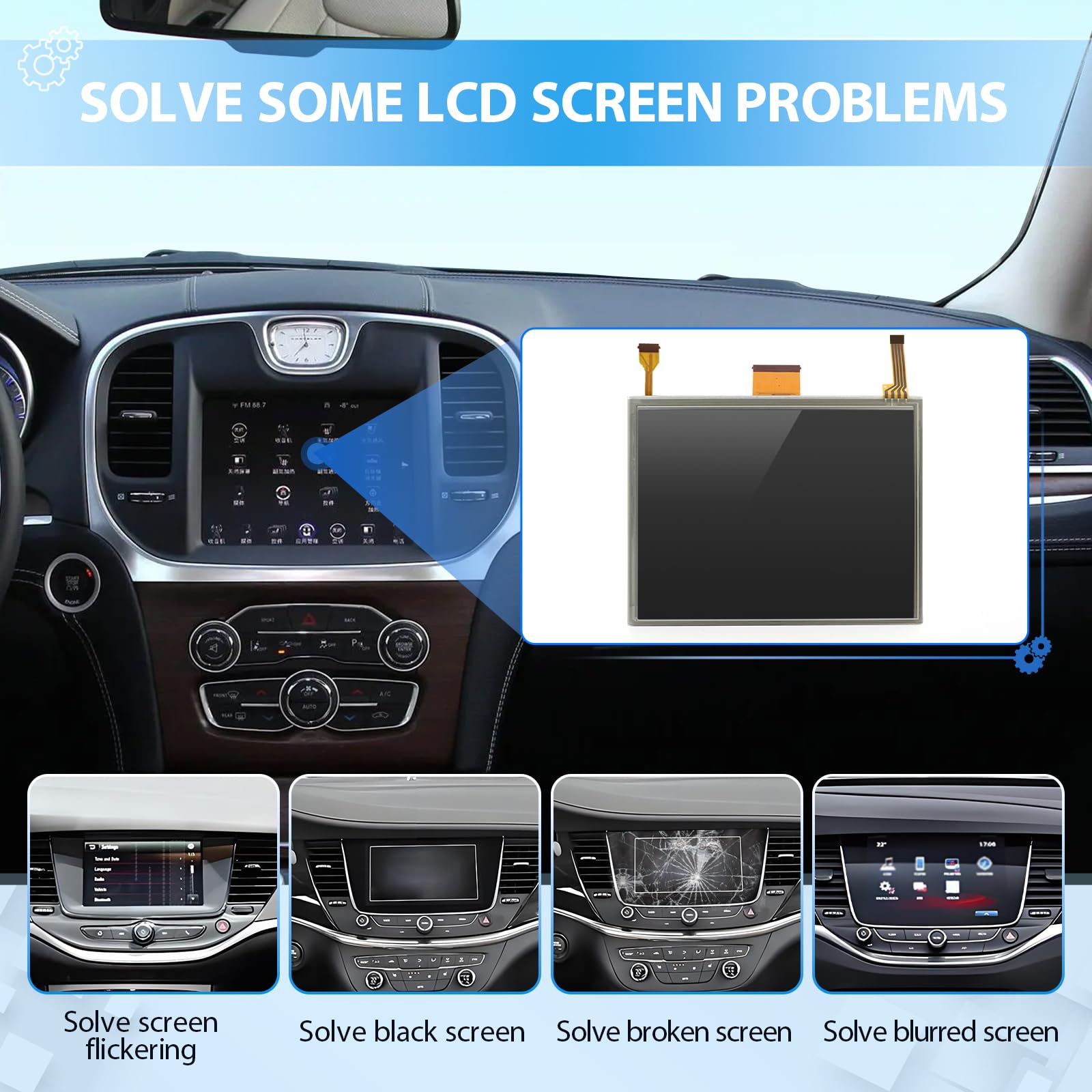 Amazon.com: 8.4 Inches Touchscreen for Uconnect Radio Display