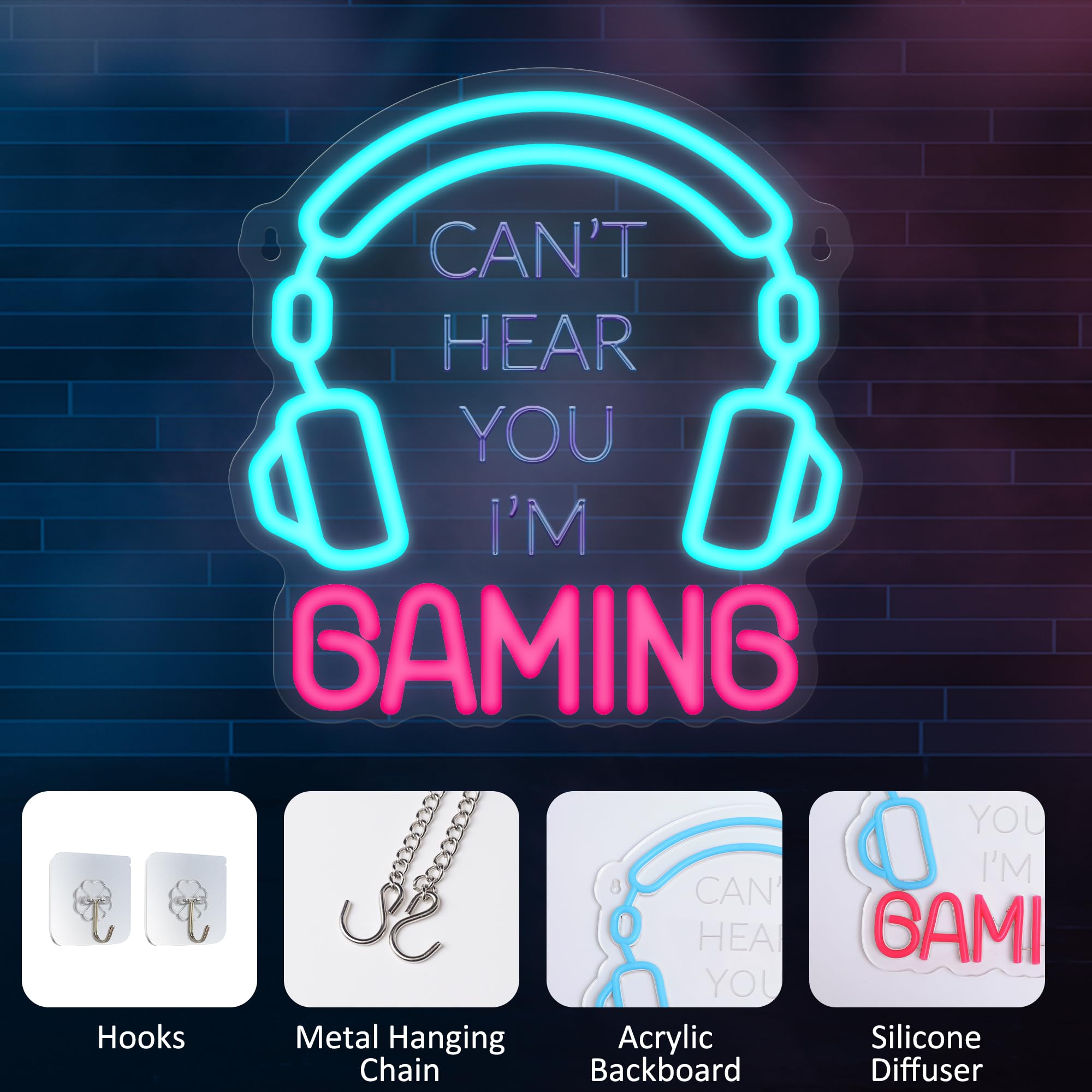 YuanDian Gaming Neon Sign - Image 4