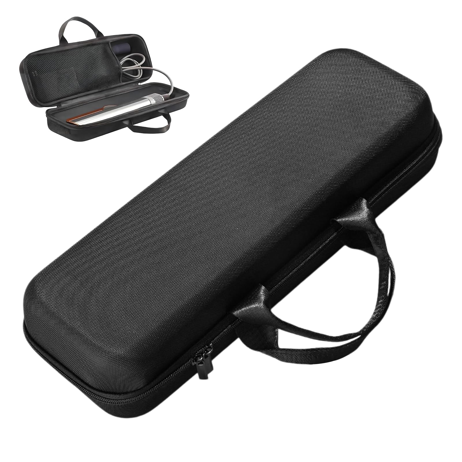 Travel Carrying Case for Dyson Airstrait Portable Storage Bag for Dyson Hair Straightener Waterproof Storage Bag for Hair Straightener Hard Carrying Case Compatible with Dyson Airstrait HT01