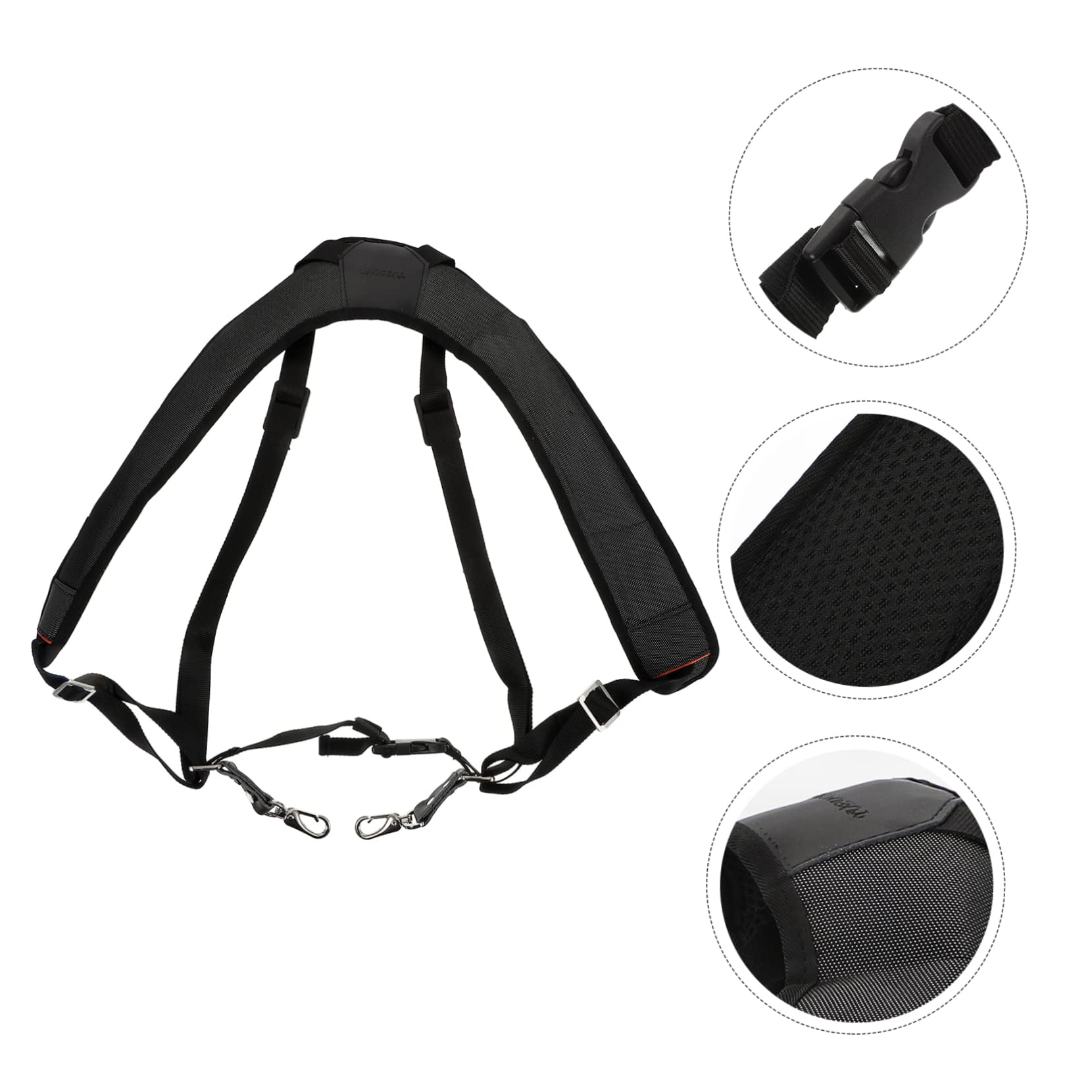 FUNOMOCYA African Drum Strap Double Shoulder Design Comfortable and Easy to Adjust