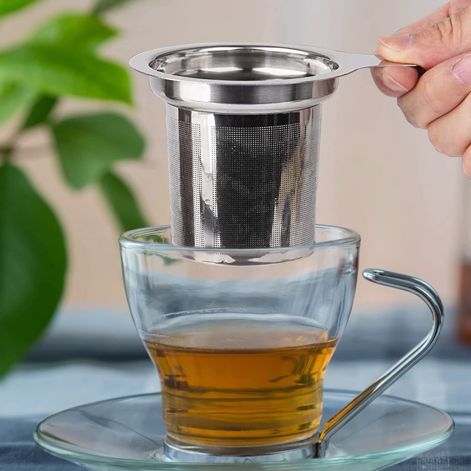 Infusore Per Tè Sciolto In Acciaio Inox 304: Set Da 5 Pezzi Con Filtro, Palline E Cucchiaio