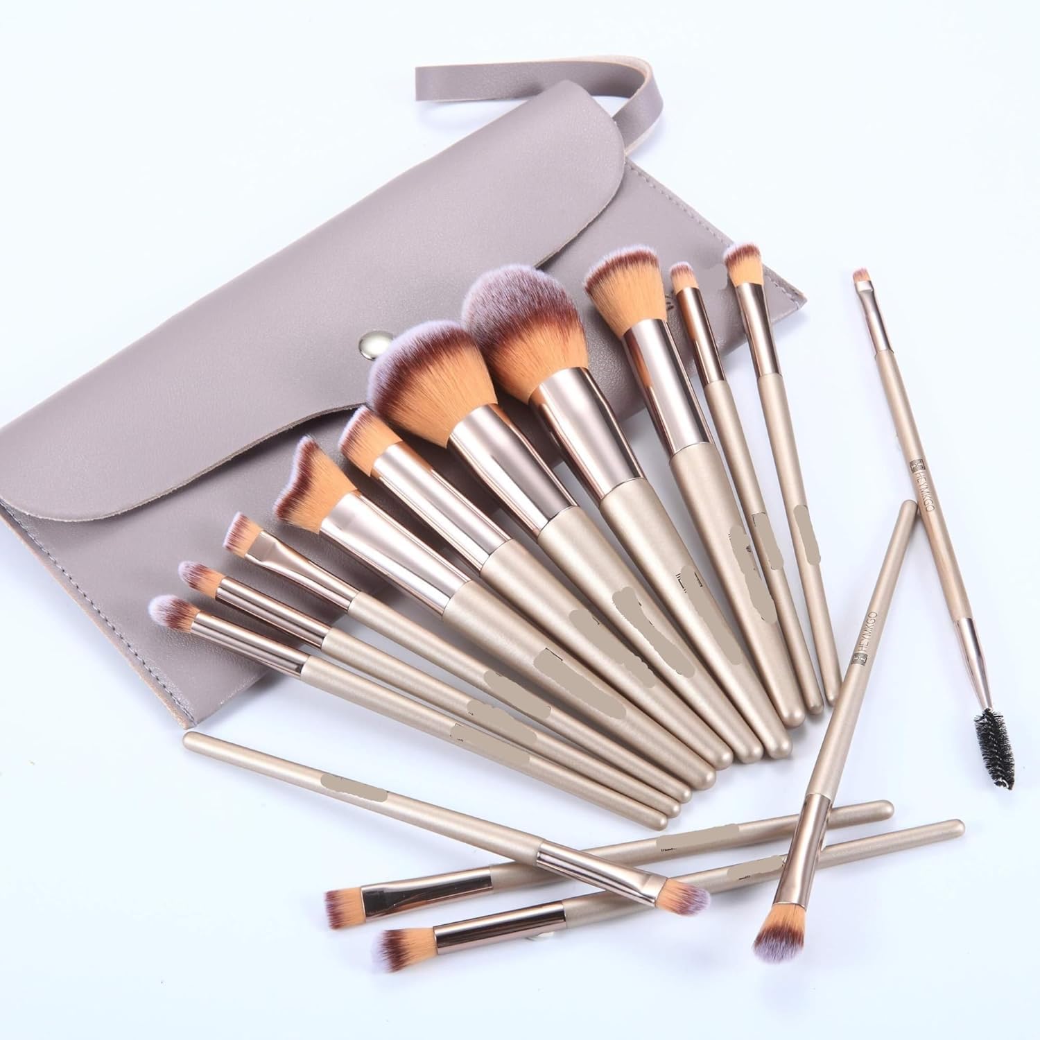 Make-up-Pinsel, Make-up-Pinsel-Set, Professionelles Foundation-Make-up Mit Tasche, Hochwertiges Werkzeug