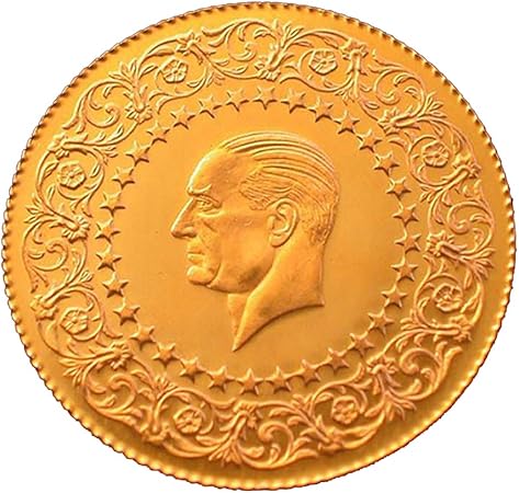 Original And New Turkish Gold Coin 50 Piaster Kurush 2018er Ziynet Yarim Altin Without Eyelet In Capsule With Gift Bag Amazon De Toys Games