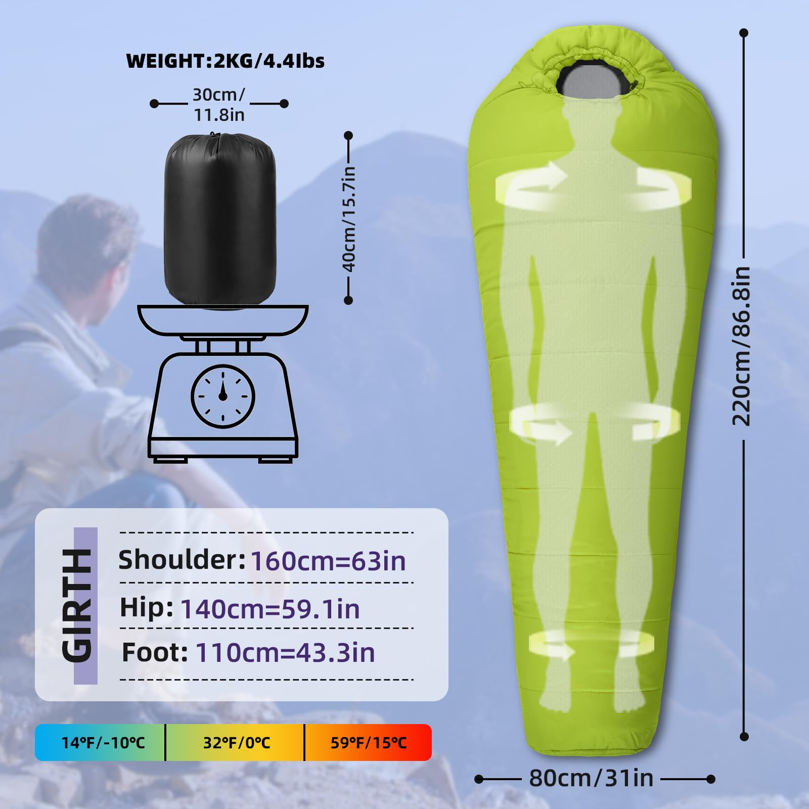 reiserucksack 40l Thule Landmark Travel 40L Hazy Green - Reiserucksack main image 1