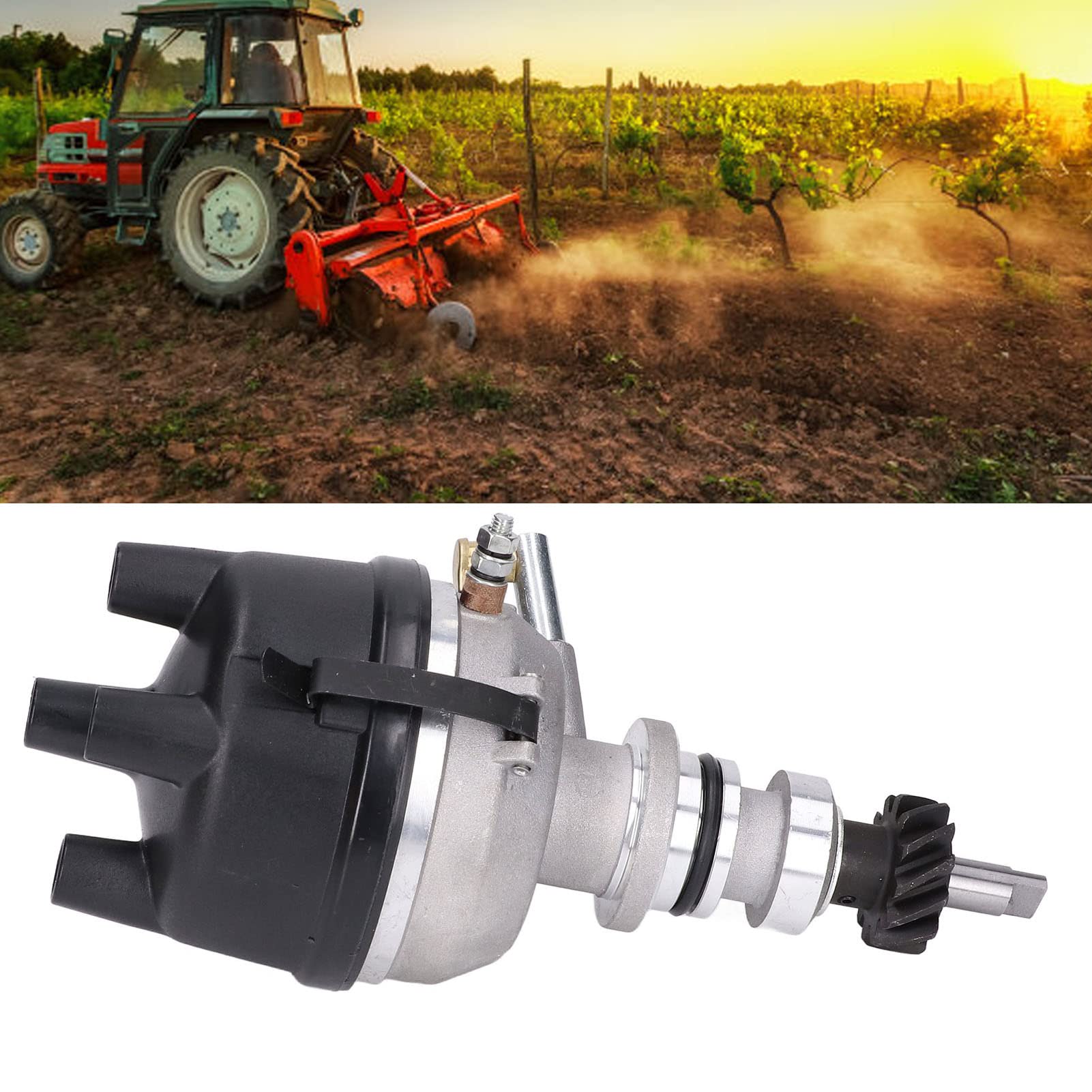 Traktorverteiler mit seitlich montiertem Ersatzteil für Obstgarten-Traktor FAC12127D, Verteiler aus Aluminium und ABS-Verbundmaterial für landwirtschaftliche Geräte