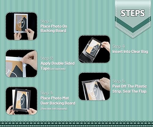 Miniatura 7 de Golden State Art (20unidades)marcos negros de 16x 20 para fotografías de 11x 14