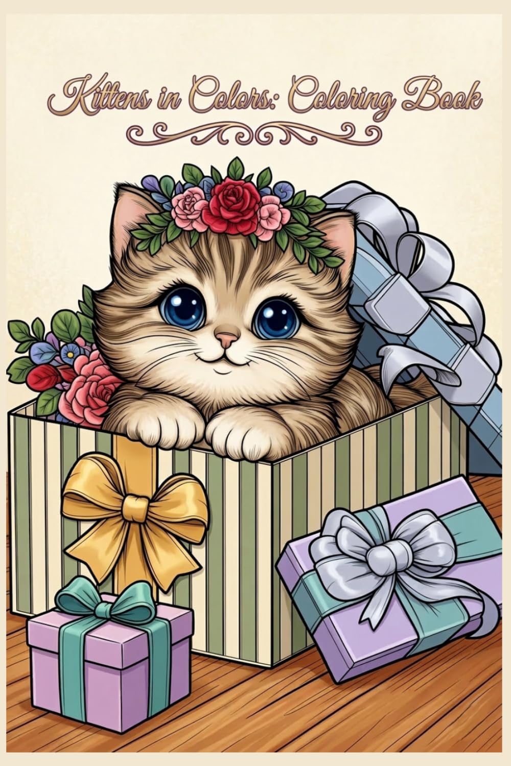 Kittens in Colors Coloring Bookde: A Purrfect Palette of Fun and Creativity!
