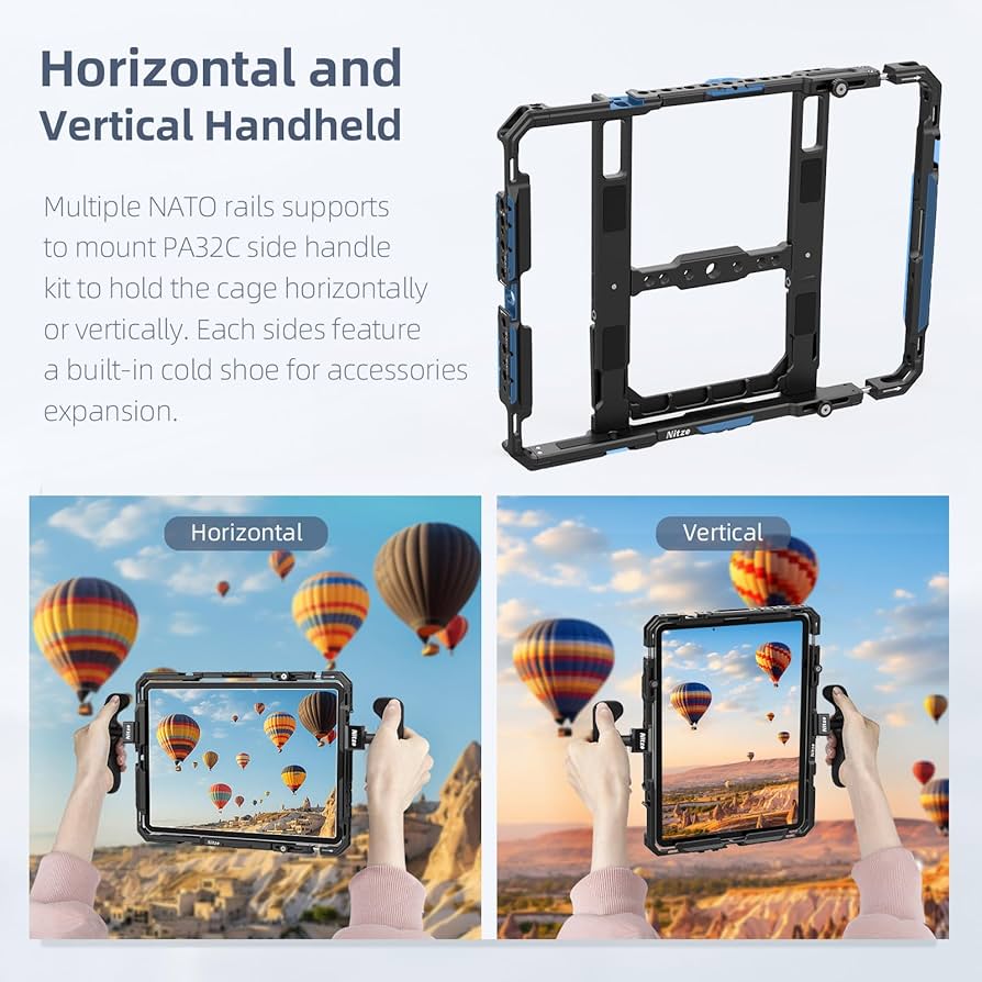 Amazon.com: Nitze Tablet Cage for iPad 1 to 10 Gen, iPad Air 11