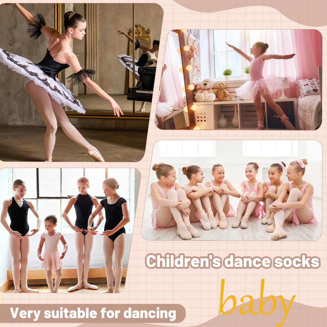 Leotardo Danza Niña 80 Den Mallas Ballet Niñas Leggings Sin Pie Elástico Opaque Color Piel Ropa Danza Clásica Gimnasia Rítmica Niñas 140–160 cm
