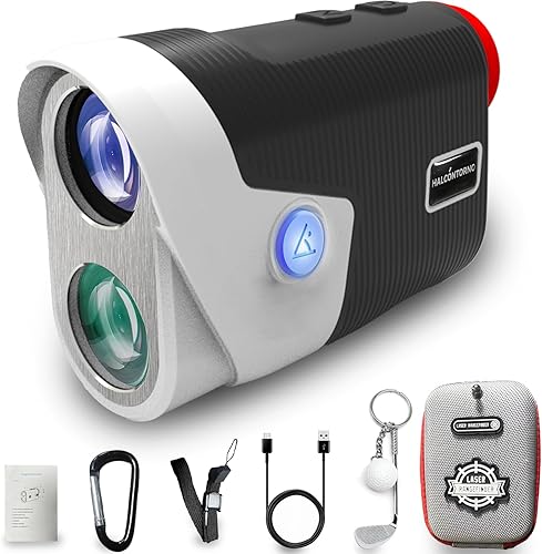 Range Finder Golf G3 - Telémetro láser de golf con interruptor de pendiente, soporte magnético, 1000 yardas/2,998.7 ft, batería recargable,