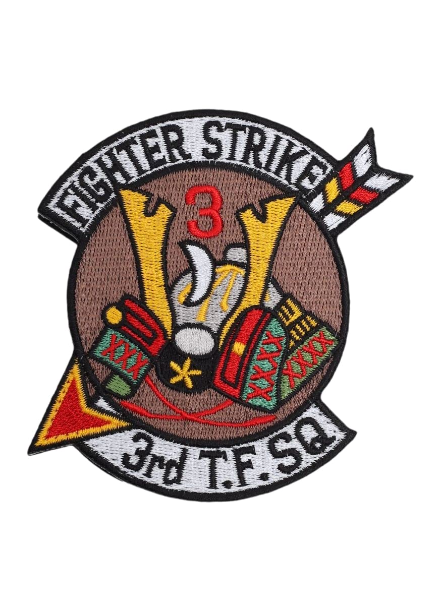 Amazon.co.jp: 自衛隊グッズ ワッペン パッチ 第3飛行隊 兜武者 百里