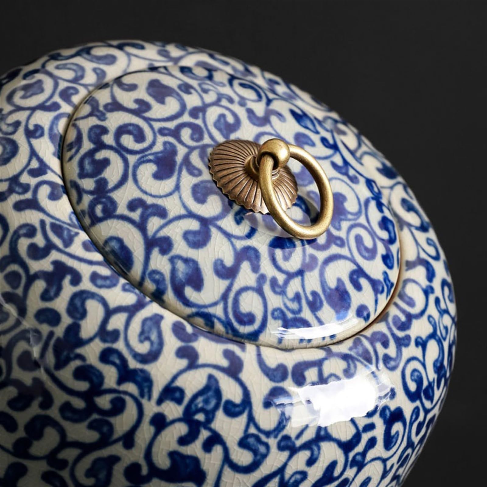 dzbanek na herbatę chiński pojemnik na herbatę ceramiczny garnek uszczelniający gospodarstwo domowe duże przechowywanie magazyn herbaty retro luźny liść herbata uniwersalny garnek ceramiczny